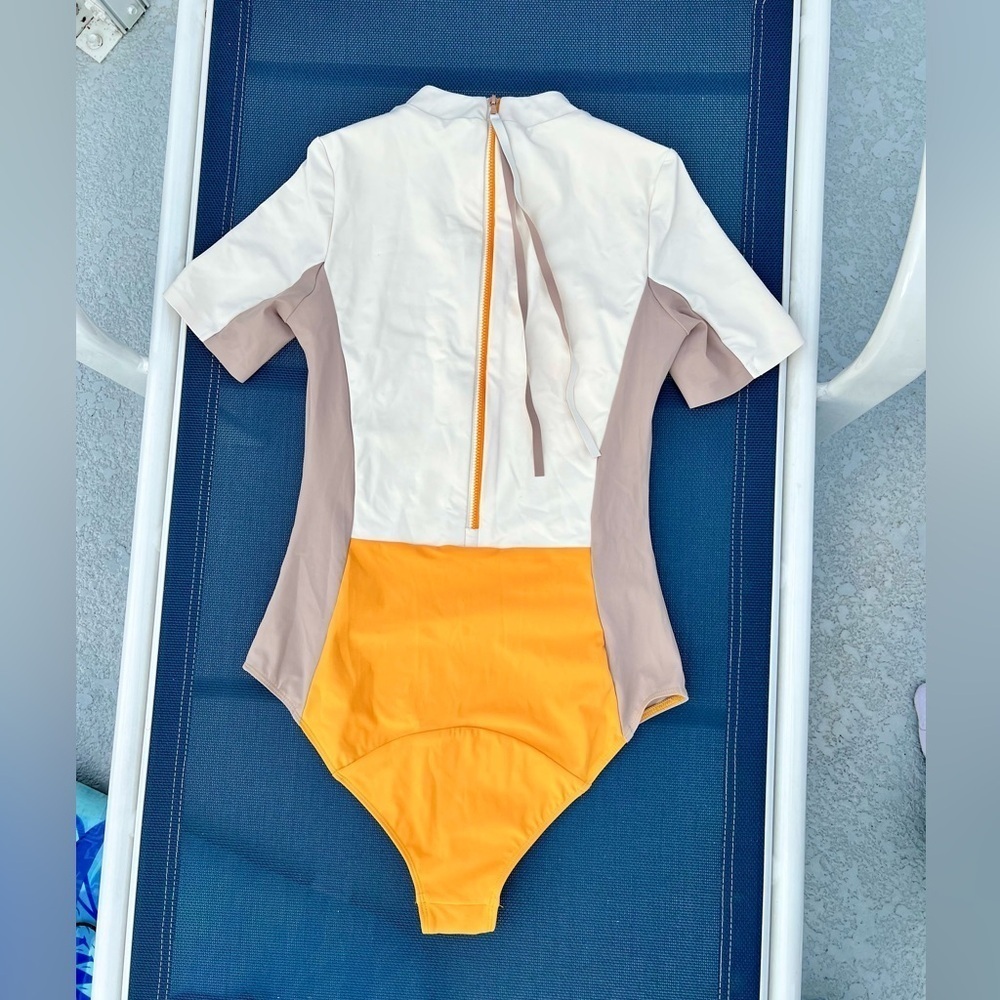 Vaara Cheyenne One-Piece Colorblock Surf Swimsuit | XS